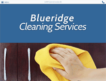 Tablet Screenshot of blueridgecleaning.ca